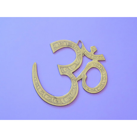 Signe AUM ou OM en cuivre à suspendre  