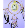 Capteur de Rêves Dreamcatcher tête de Loup