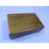 Boite en bois avec Pentacle pour cartes de Tarot 