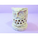 Porte-encens hibou pour cônes en pierre à savon