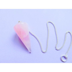 Pendule Quartz rose conique